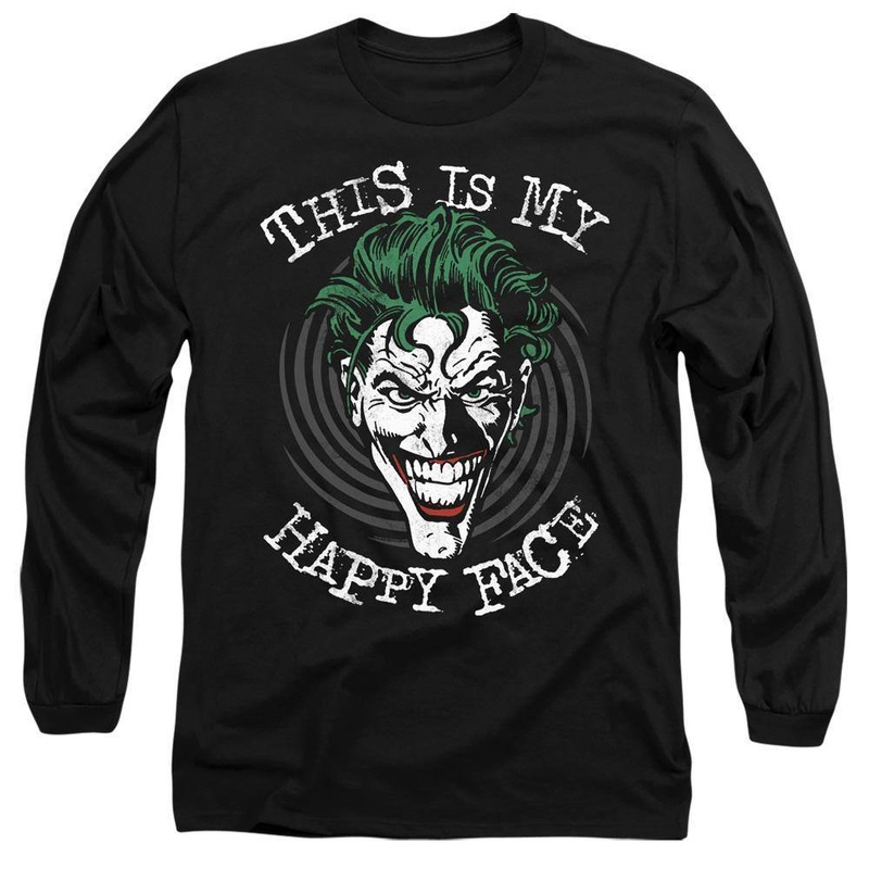 The Joker Maniacal Spiral Long Sleeve T-Shirt