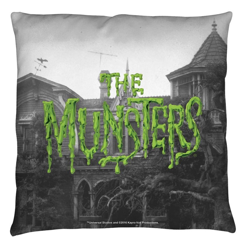 The Munsters Logo Throw Pillow
