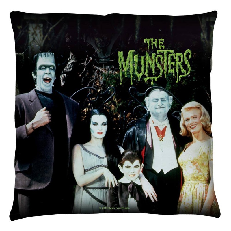 The Munsters The Family Throw Pillow