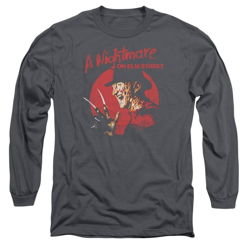 Nightmare on Elm Street Freddy Circle Long Sleeve T-Shirt