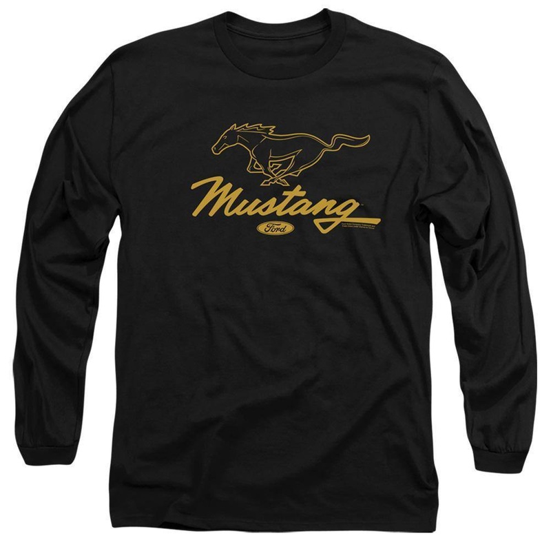 Ford Pony Script Long Sleeve T-Shirt