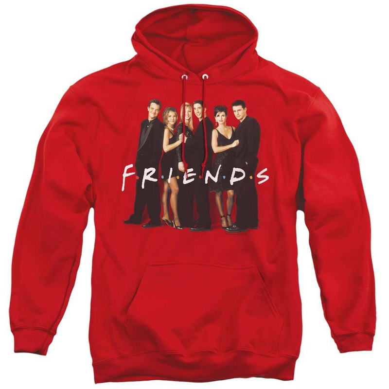Friends Cast In Black Hoodie