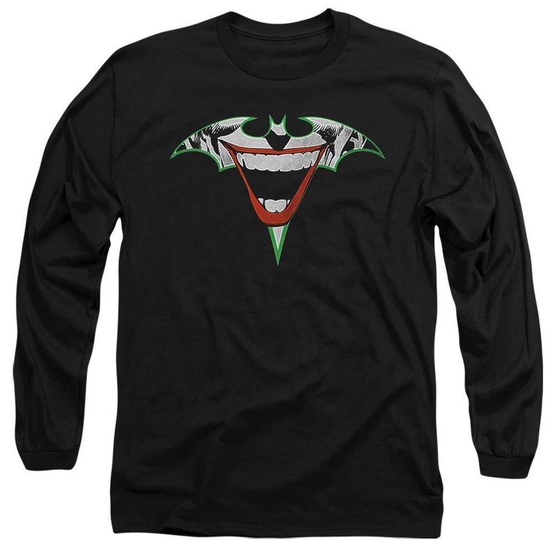 The Joker Joker Bat Logo Long Sleeve T-Shirt