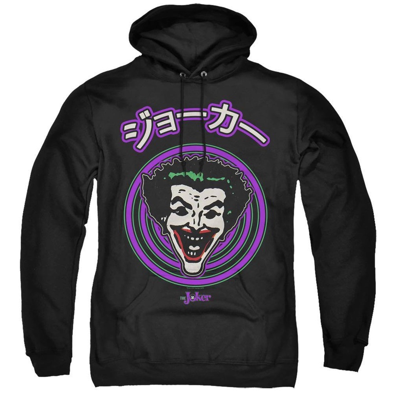 The Joker Vintage Face Spiral Hoodie