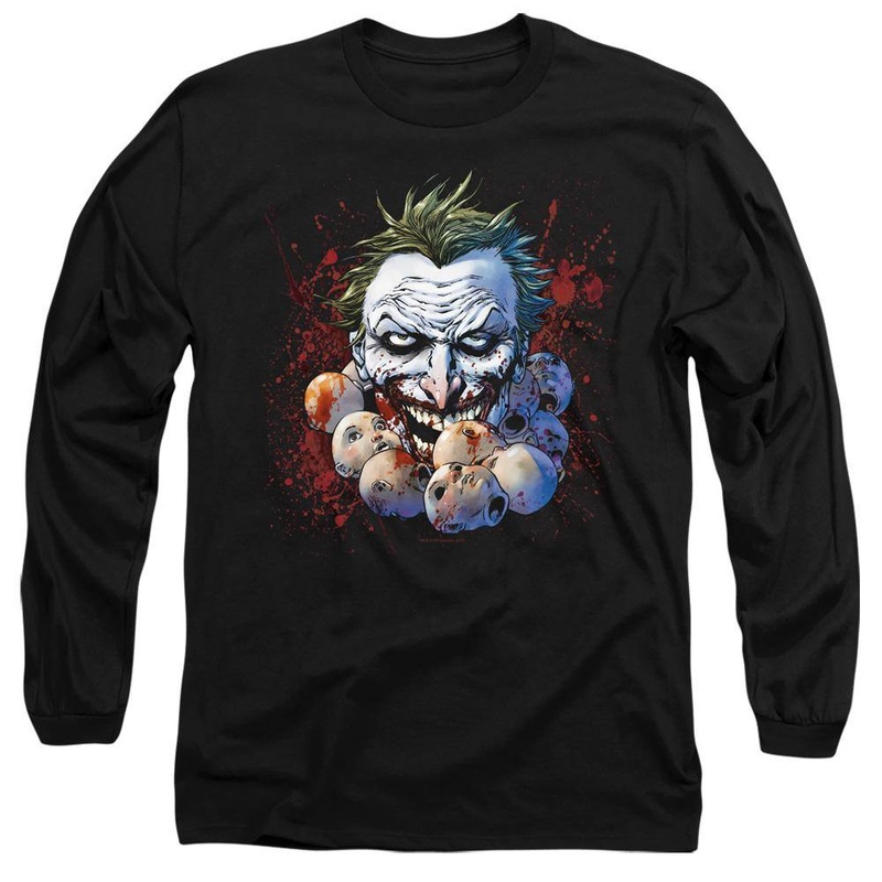 The Joker Doll Heads Long Sleeve T-Shirt