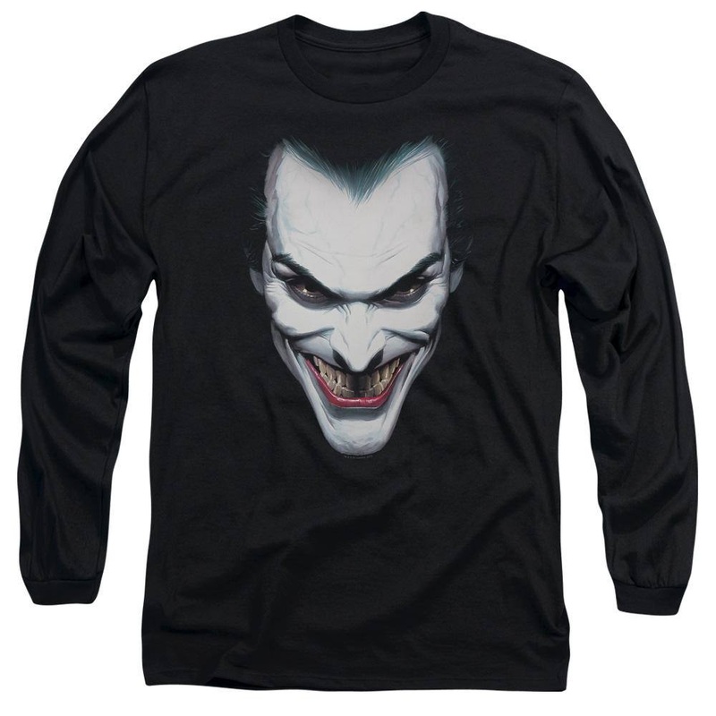 The Joker Joker Portrait Long Sleeve T-Shirt