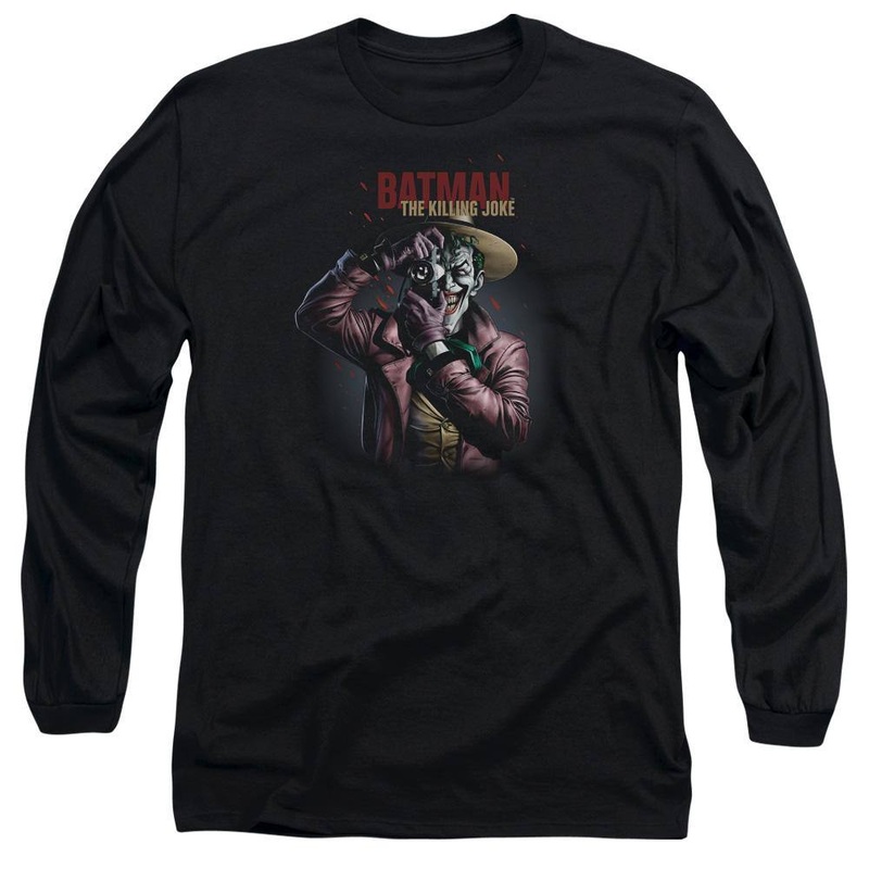 The Joker Killing Joke Camera Long Sleeve T-Shirt