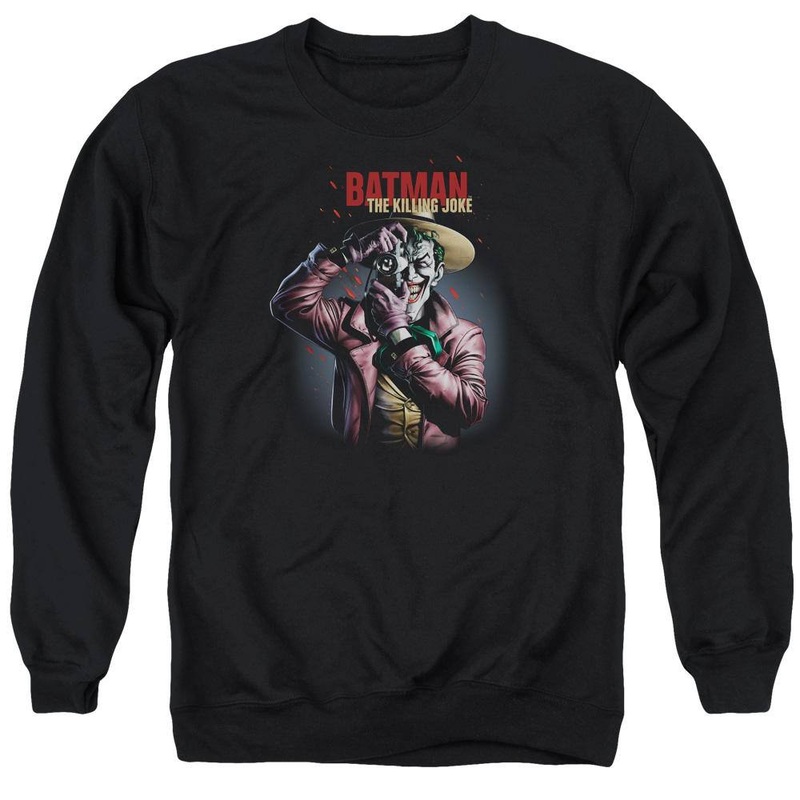 The Joker Killing Joke Camera Sweatshirt