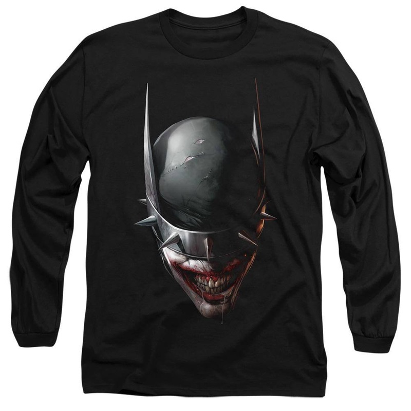 The Joker Portrait Batman Who Laughs Long Sleeve T-Shirt