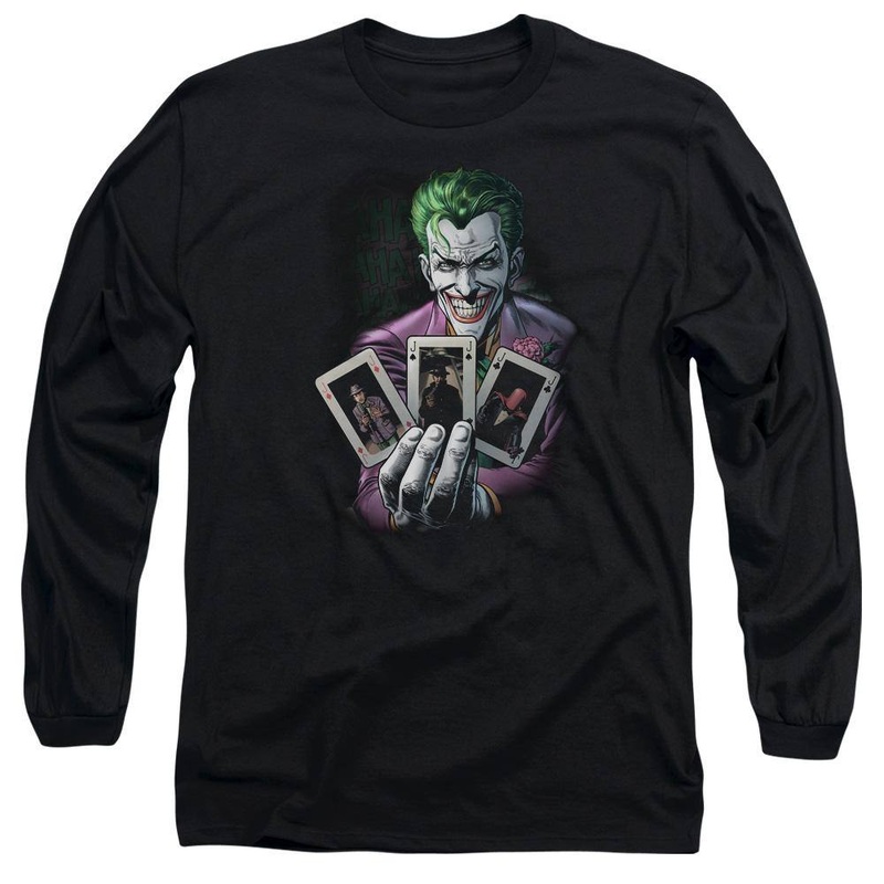 The Joker Three Of A Kind Long Sleeve T-Shirt