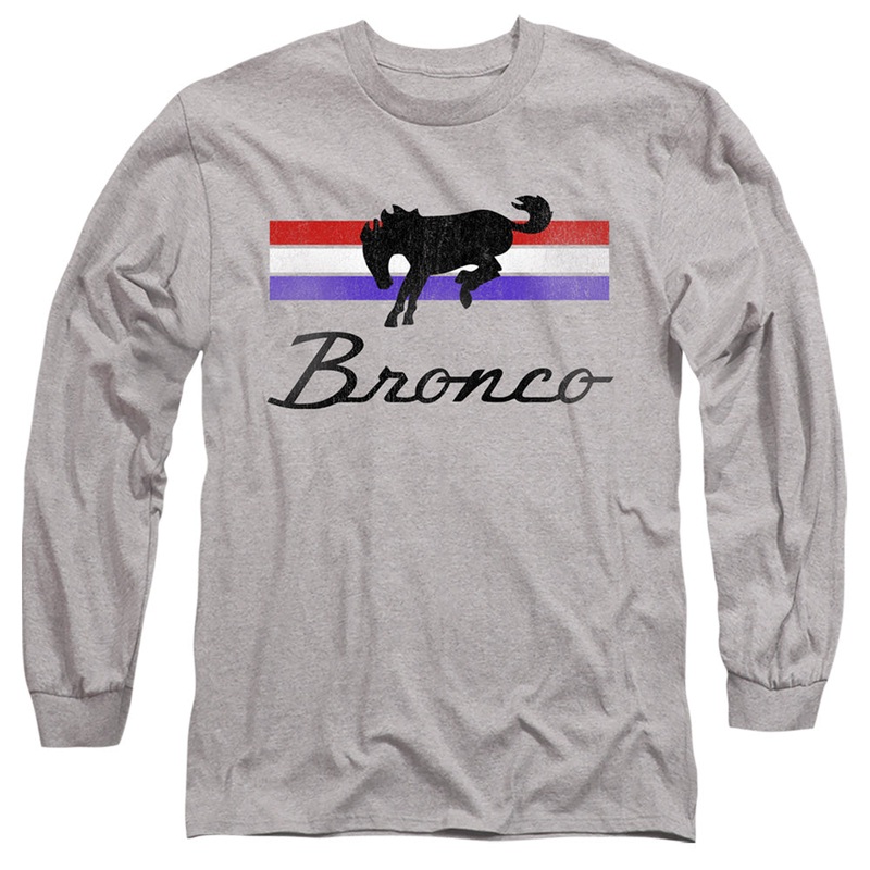 Ford Bronco Stripes Long Sleeve T-Shirt