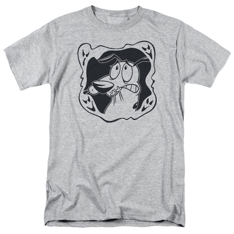 Courage the Cowardly Dog Ghost Frame T-Shirt
