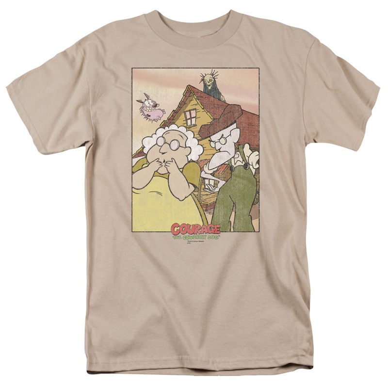 Courage the Cowardly Dog Gothic Courage T-Shirt