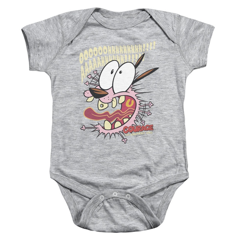 Courage the Cowardly Dog Scaredy Dog Infant Snapsuit