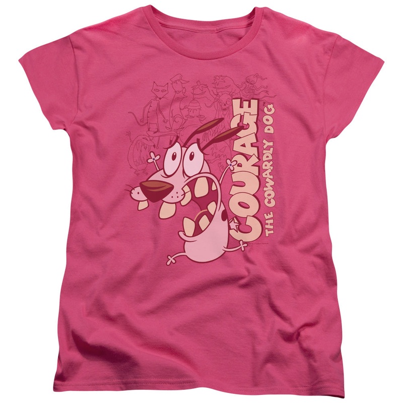 Courage the Cowardly Dog Running Scared Women's T-Shirt