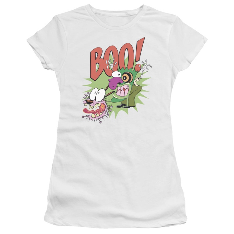 Courage the Cowardly Dog Stupid Dog Juniors T-Shirt