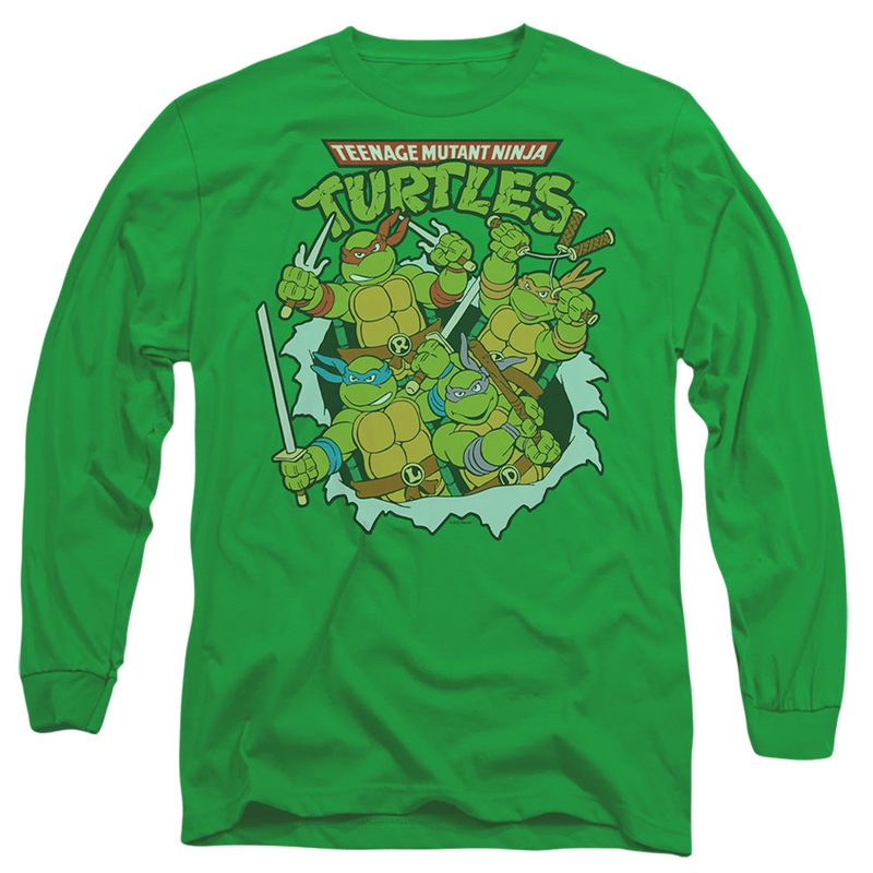 Teenage Mutant Ninja Turtles Retro Group Long Sleeve T-Shirt