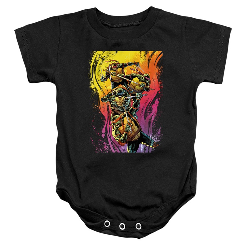 Teenage Mutant Ninja Turtles Hot Rainbow Warriors Infant Snapsuit