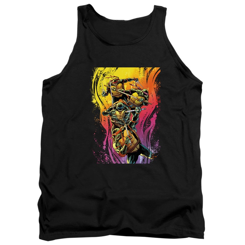 Teenage Mutant Ninja Turtles Hot Rainbow Warriors Tank Top