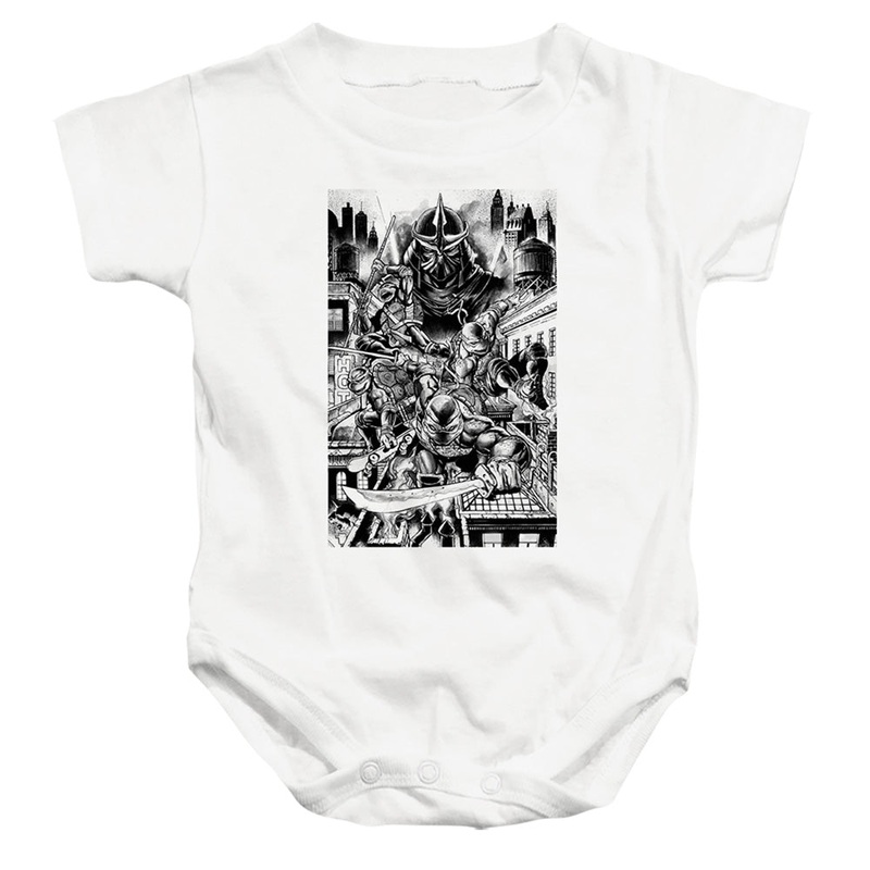 Teenage Mutant Ninja Turtles Take Down Shredder Infant Snapsuit