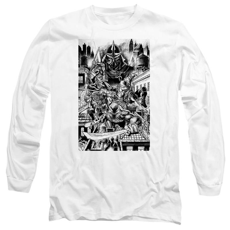 Teenage Mutant Ninja Turtles Take Down Shredder Long Sleeve T-Shirt