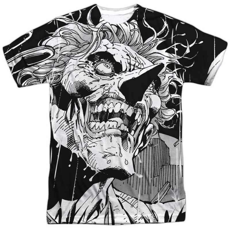 The Joker Joker Crazed Sublimation T-Shirt