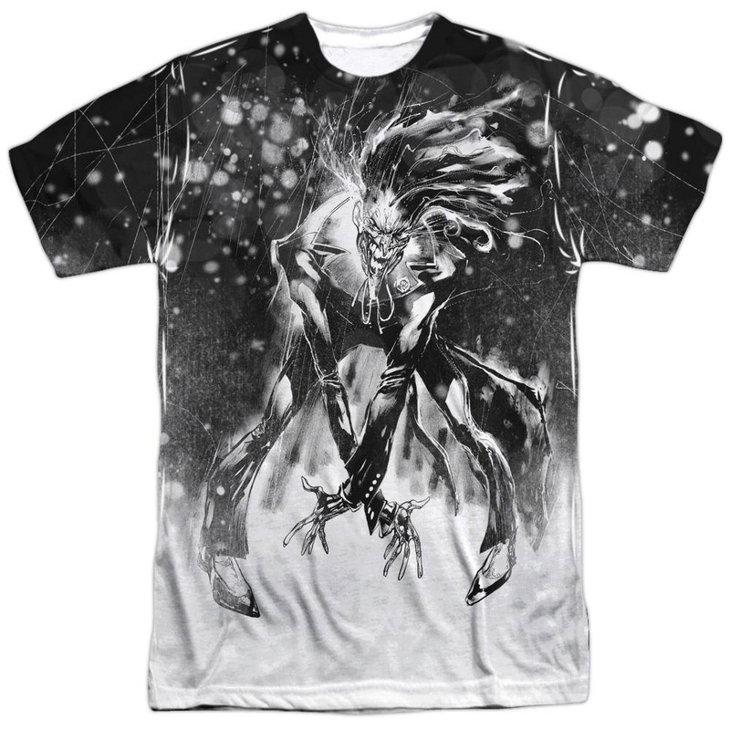 The Joker Sketchy Joker Sublimation T-Shirt