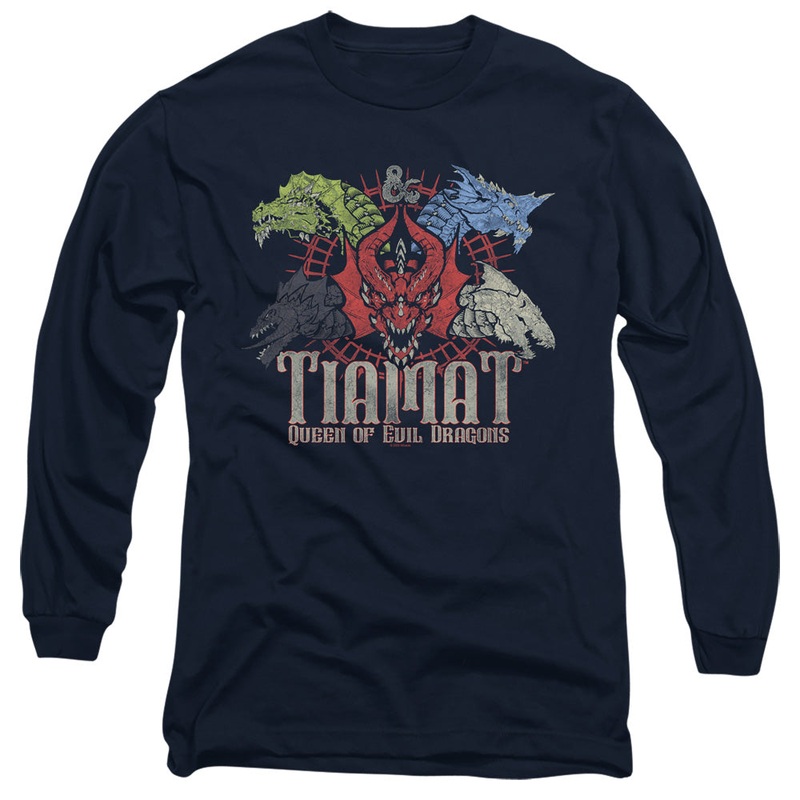 Dungeons & Dragons Tiamat Queen of Evil Long Sleeve T-Shirt