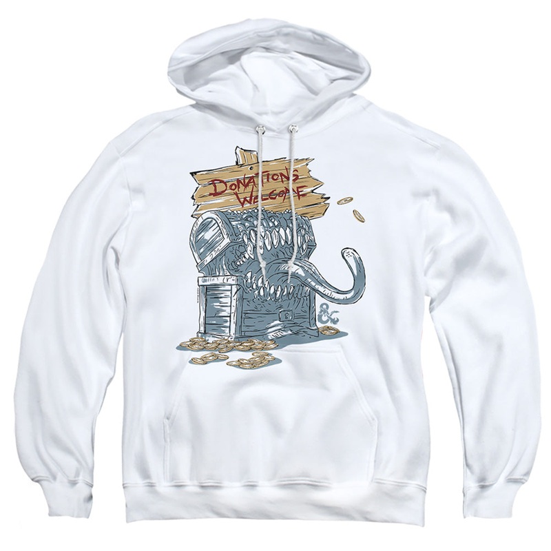 Dungeons & Dragons Donations Welcome Mimic Hoodie