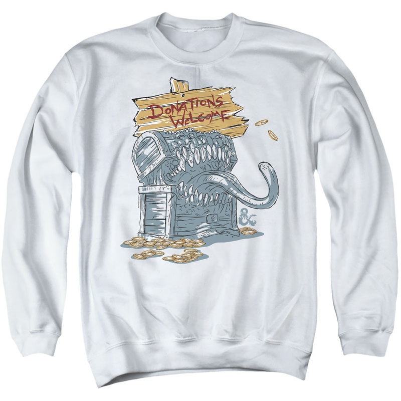 Dungeons & Dragons Donations Welcome Mimic Sweatshirt