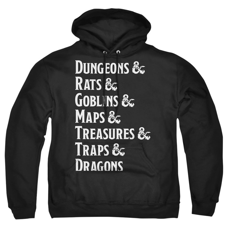 Dungeons & Dragons Dungeon List Hoodie