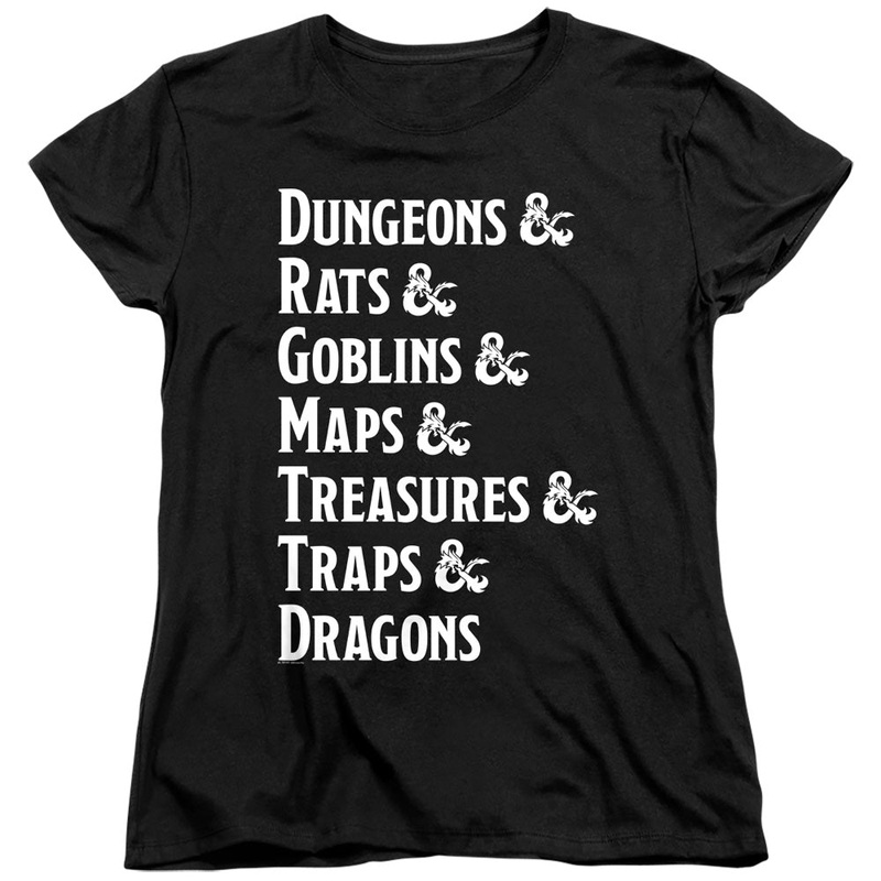 Dungeons & Dragons Dungeon List Women's T-Shirt