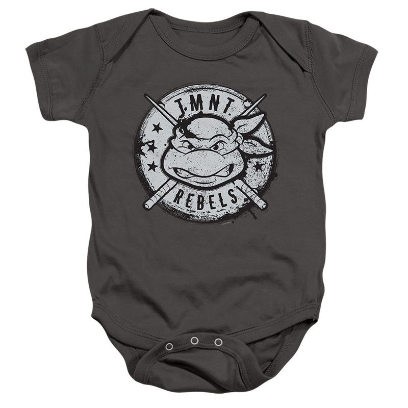 Teenage Mutant Ninja Turtles Rebels Distressed Logo Infant Snapsuit