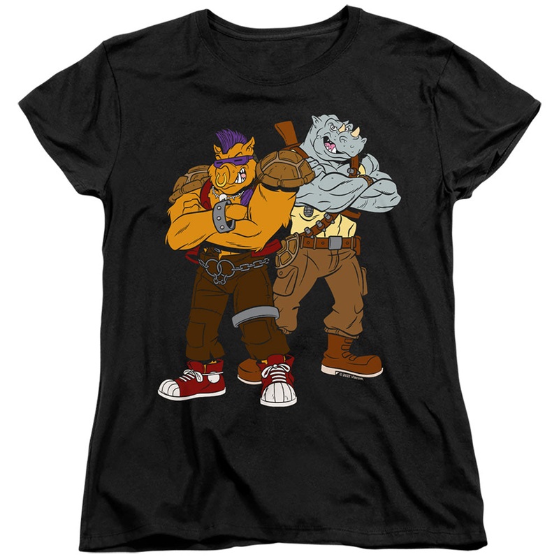 Teenage Mutant Ninja Turtles Bebop and Rocksteady Women's T-Shirt