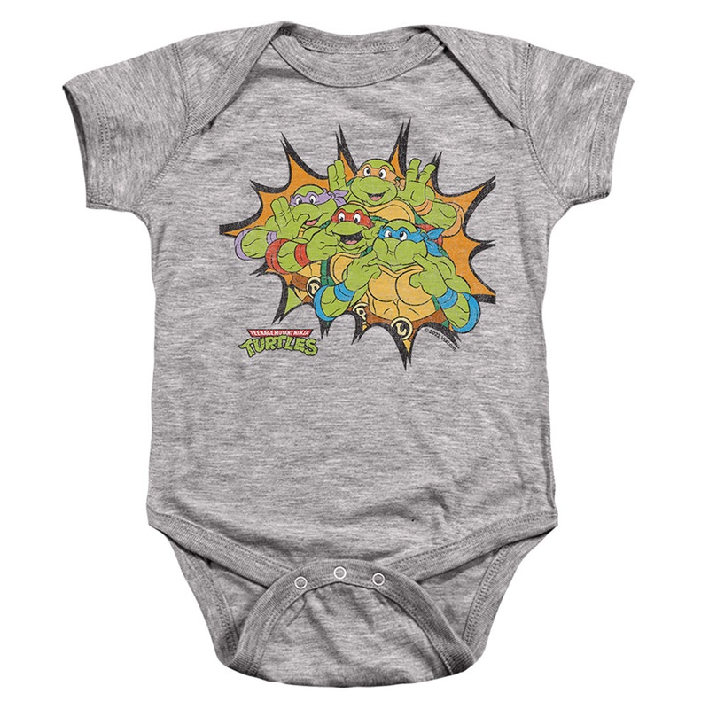 Teenage Mutant Ninja Turtles Funny Face Turtles Infant Snapsuit