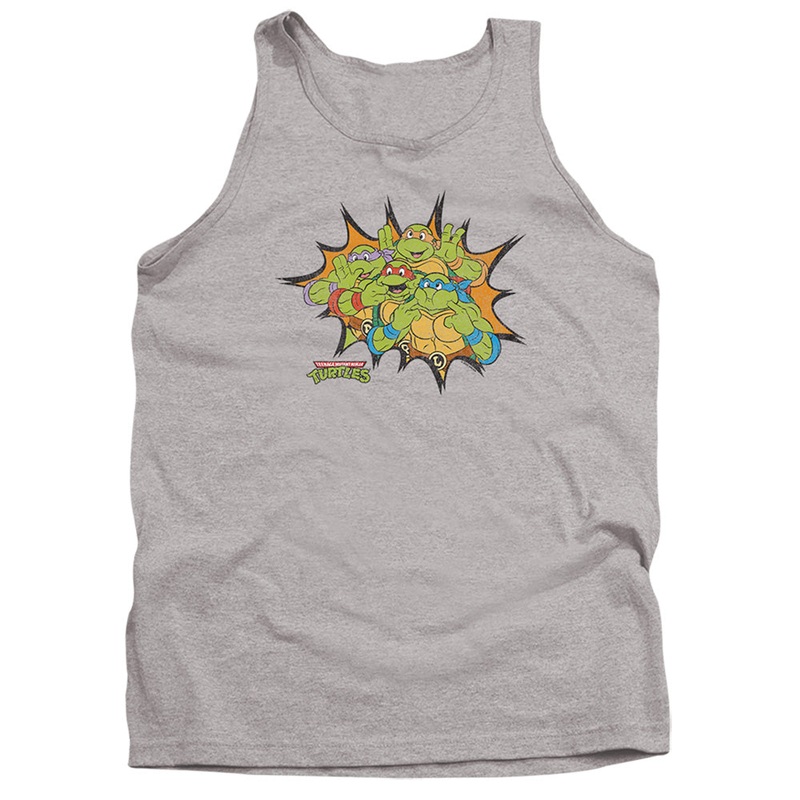Teenage Mutant Ninja Turtles Funny Face Turtles Tank Top