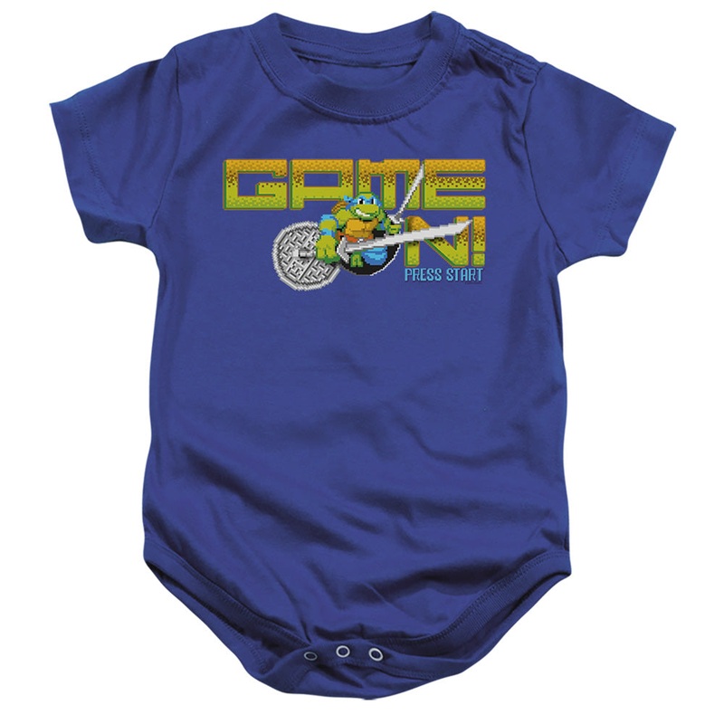 Teenage Mutant Ninja Turtles Game On Infant Snapsuit