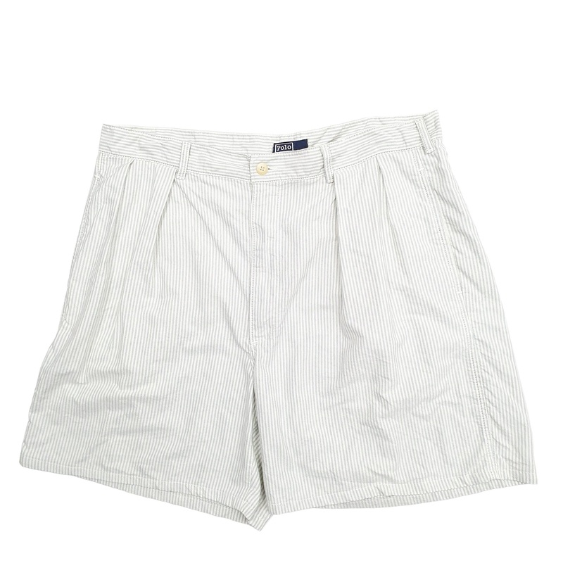 Polo Ralph Lauren Made In USA Vintage 80's White Chino Cotton Shorts W34
