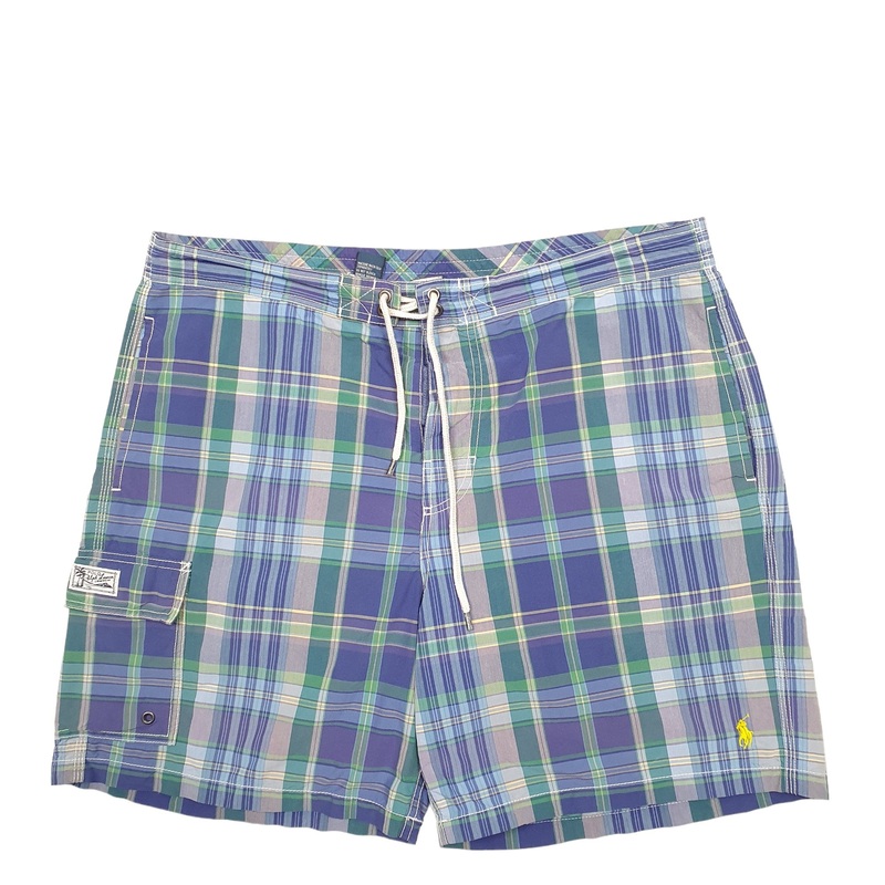 Polo Ralph Lauren Blue Swim Trunks Polyester Shorts W38