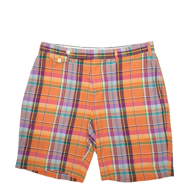Polo Ralph Lauren Madras Ivy Multi Chino Cotton Shorts W34