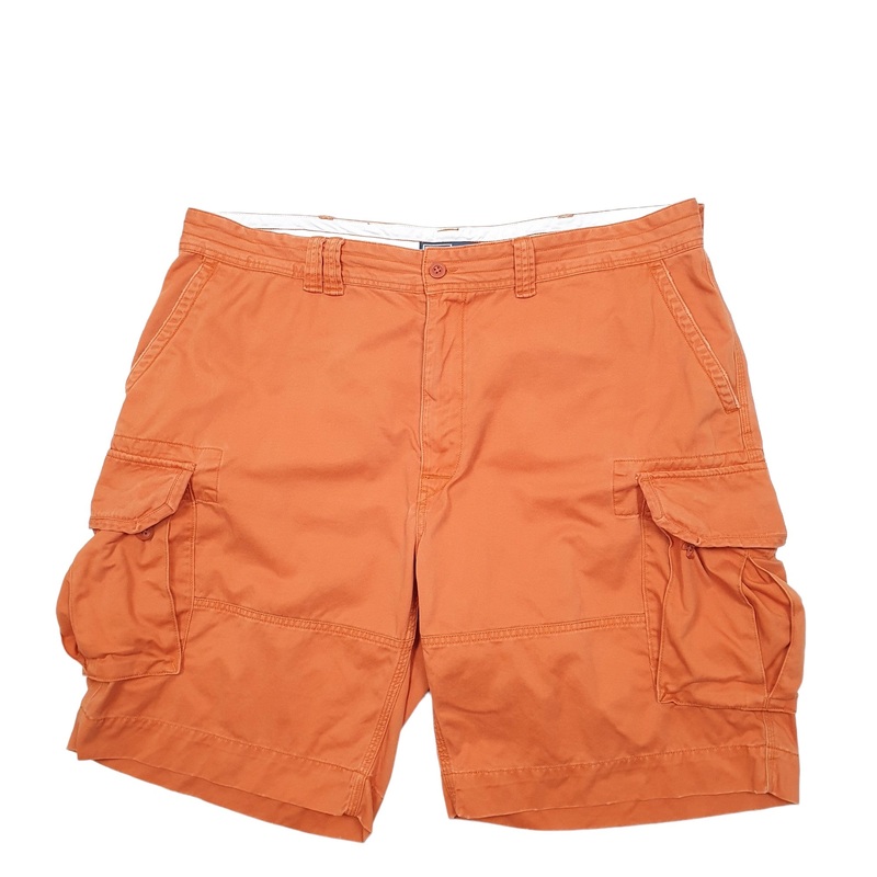 Polo Ralph Lauren Orange Cargo Workwear Cotton Shorts W44