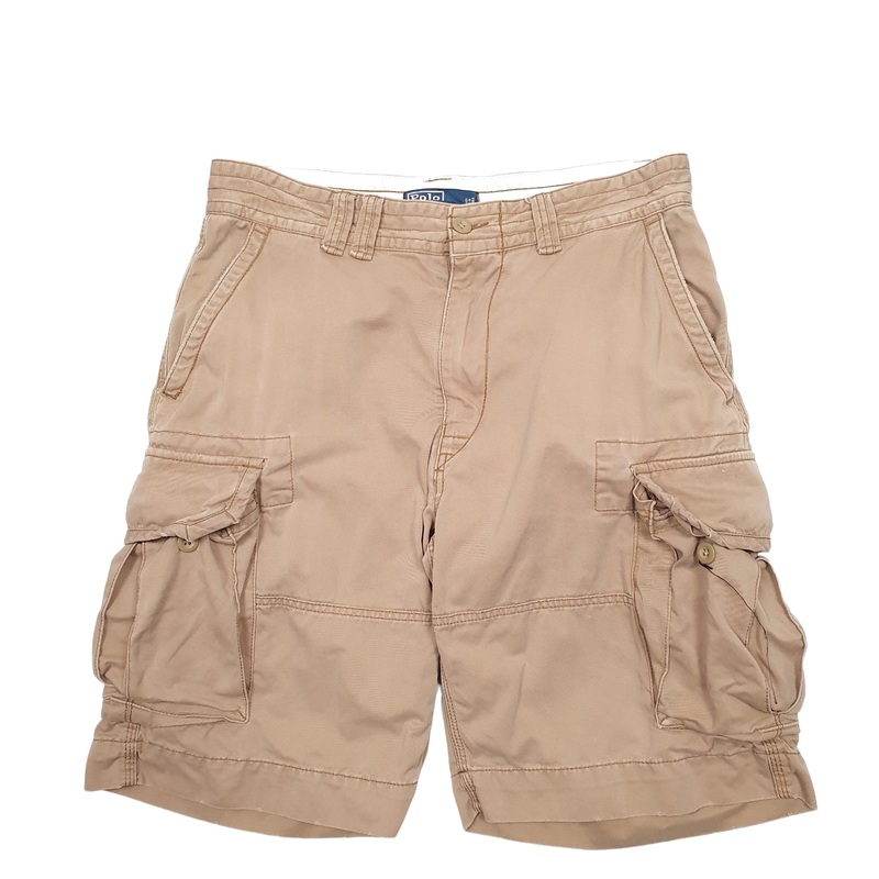 Polo Ralph Lauren Sand Cargo Workwear Cotton Shorts W32