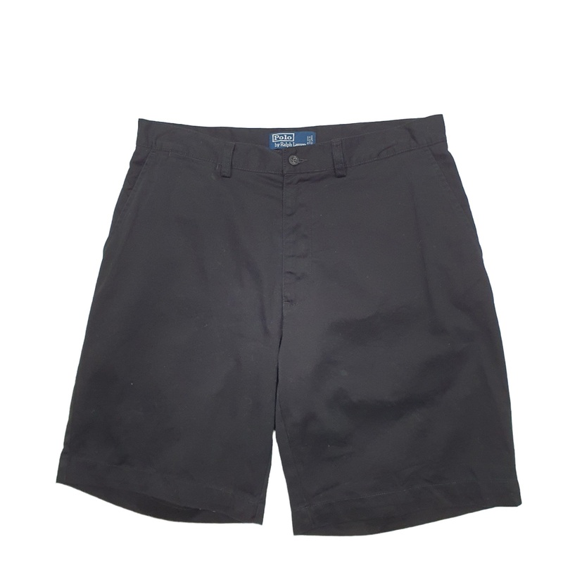Polo Ralph Lauren Vintage 90's Black Chino Cotton Shorts W34