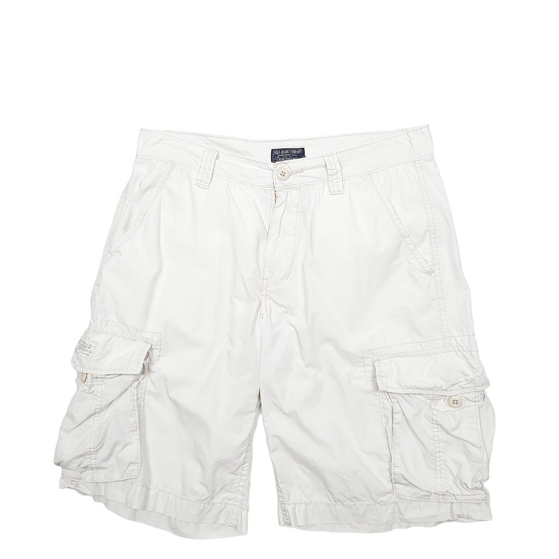 Polo Ralph Lauren White Cargo Workwear Cotton Shorts W32