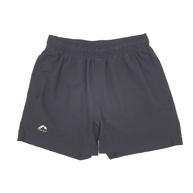 More Mile Black Sport Polyester Shorts W30