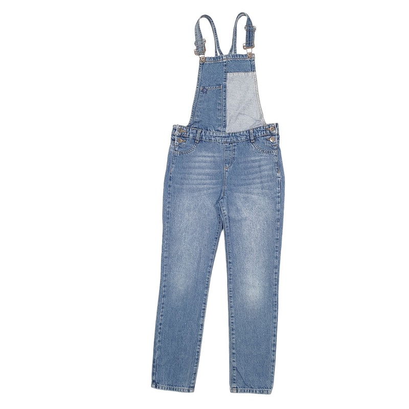 Womens LC Walkiki Blue Dungaree Cotton  Trousers UK10