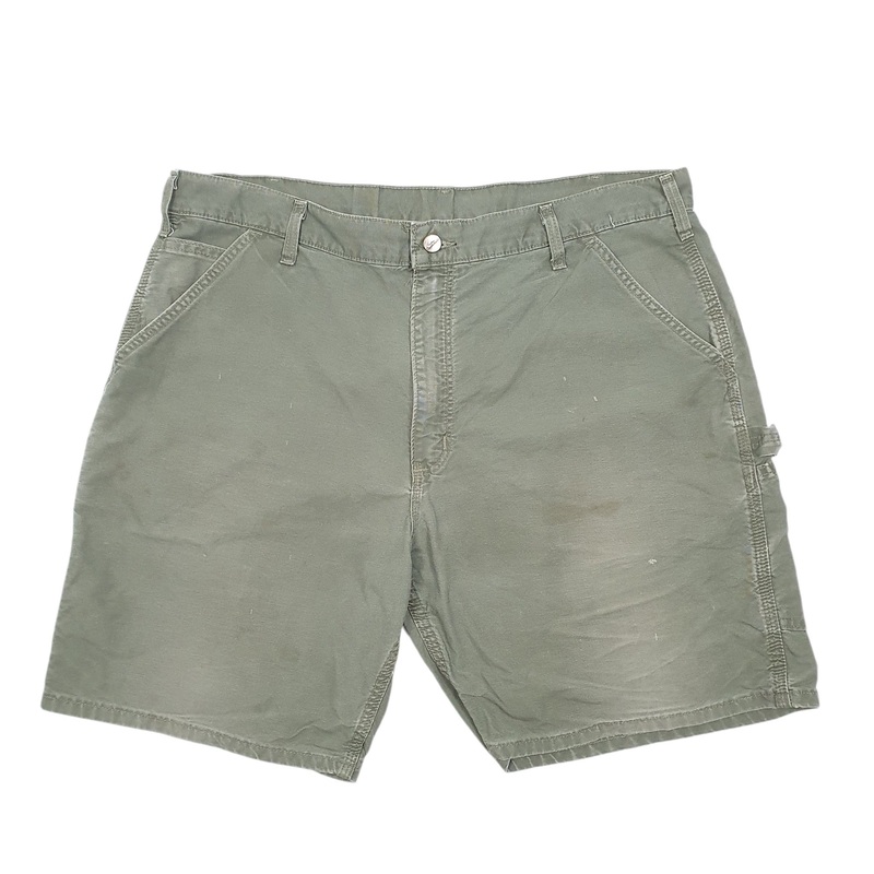 Carhartt Workwear B144 Khaki Carpenter Cotton Shorts W38