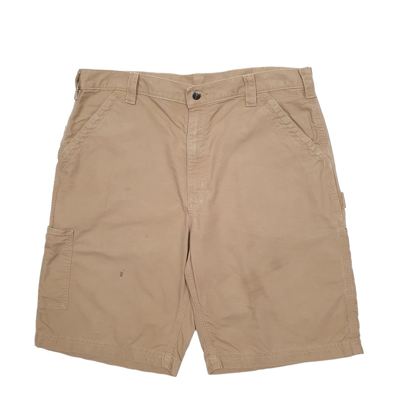 Carhartt Workwear B147 DKH Brown Carpenter Cotton Shorts W38