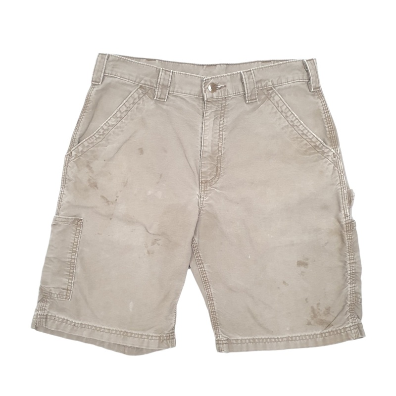 Carhartt Workwear B147 Khaki Carpenter Cotton Shorts W32