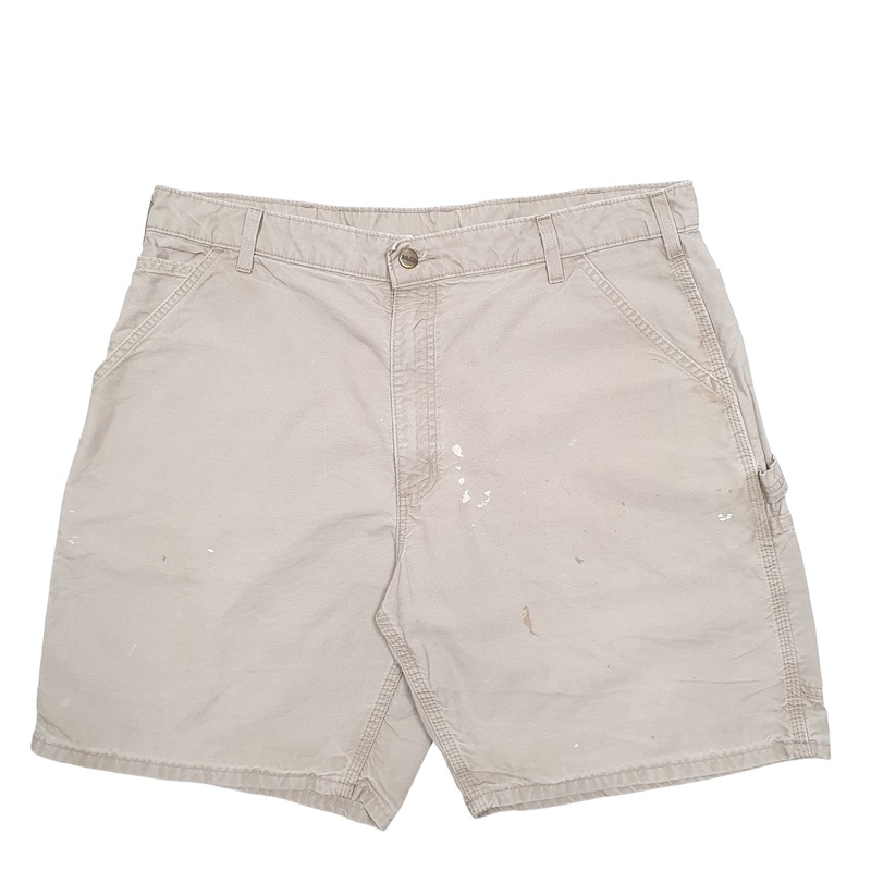 Carhartt Workwear Beige Carpenter Cotton Shorts W38